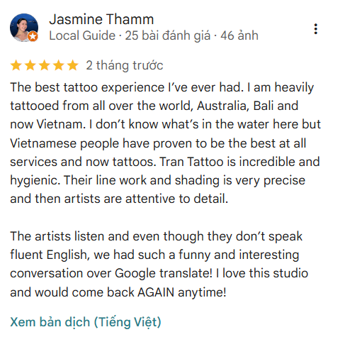 Đánh giá của khách hàng