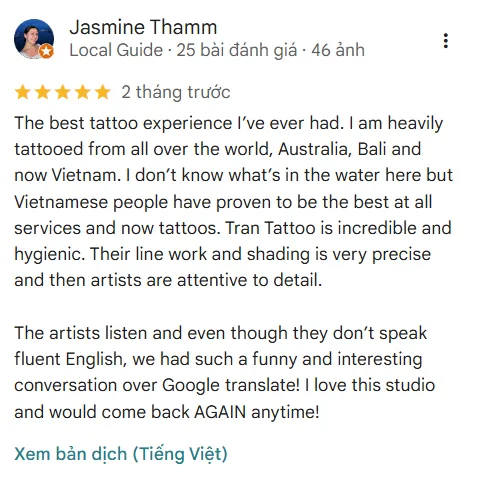 Đánh giá của khách hàng