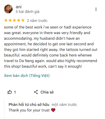 Đánh giá của khách hàng