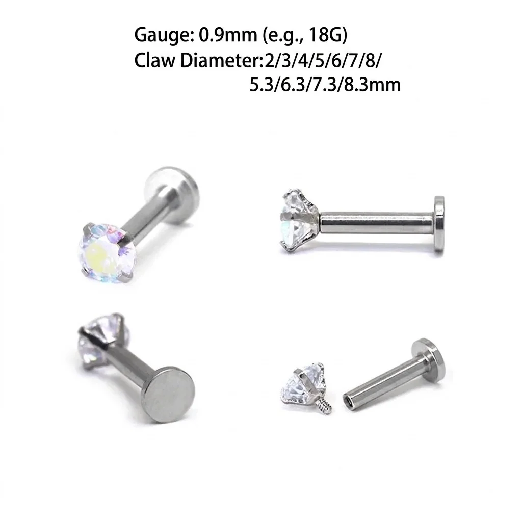 Trang sức Piercing Titan F136